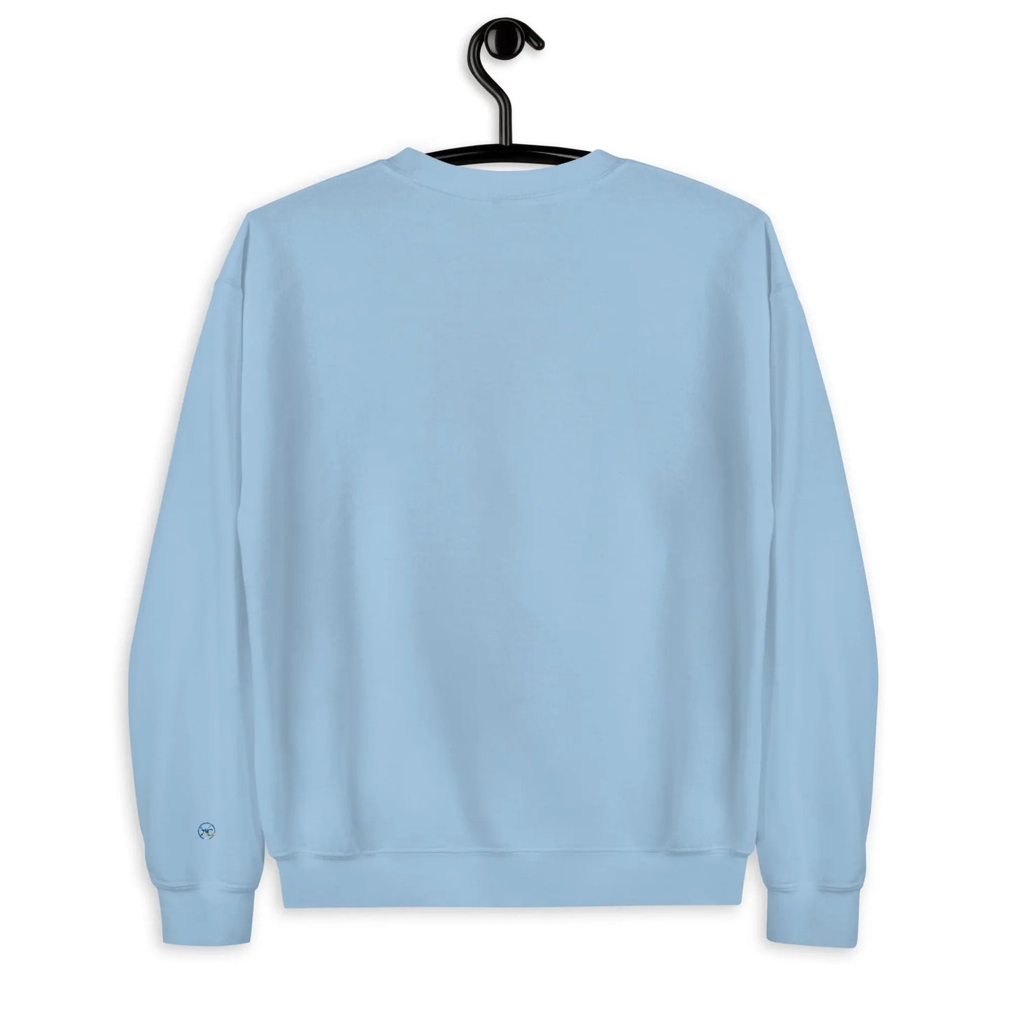 Unisex embroidery  baby blue FAITH MOVES Sweatshirt