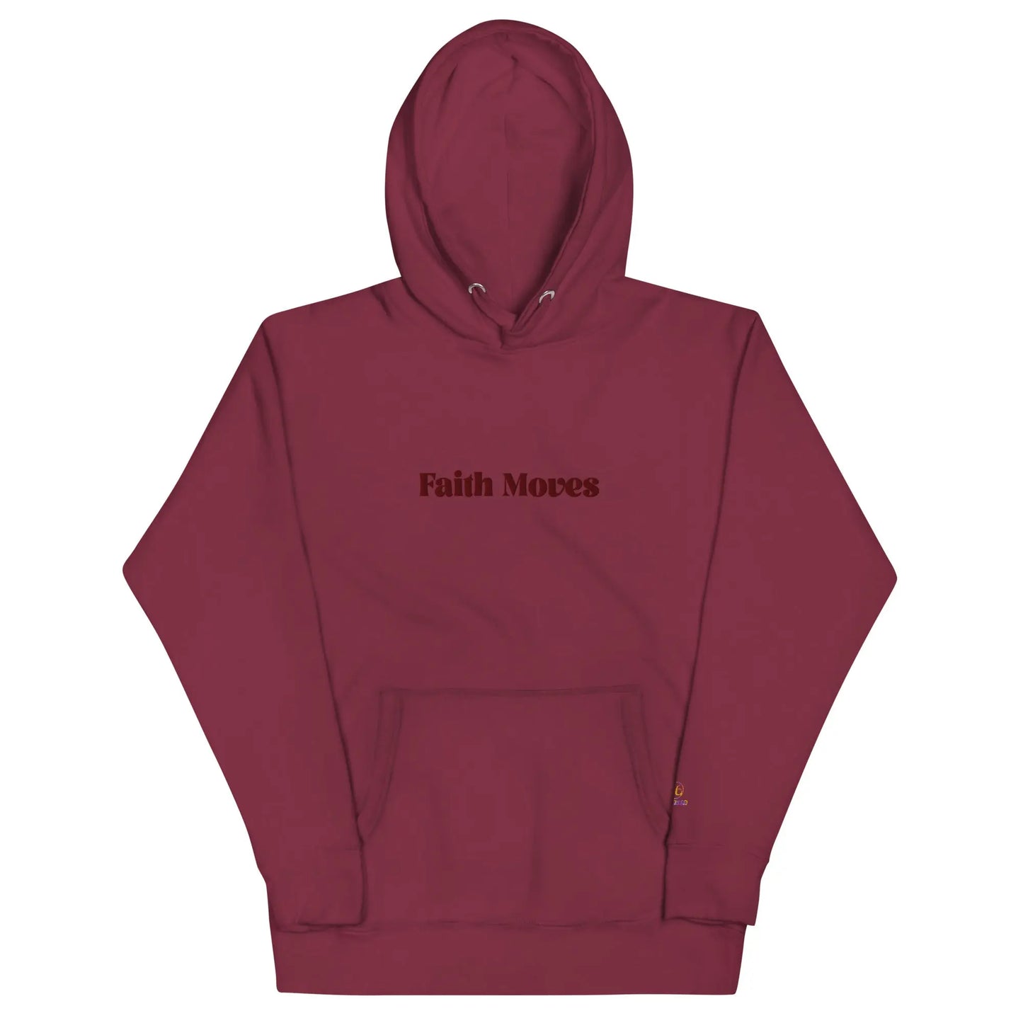 Unisex Embriodery " Faith Moves"  Hoodie